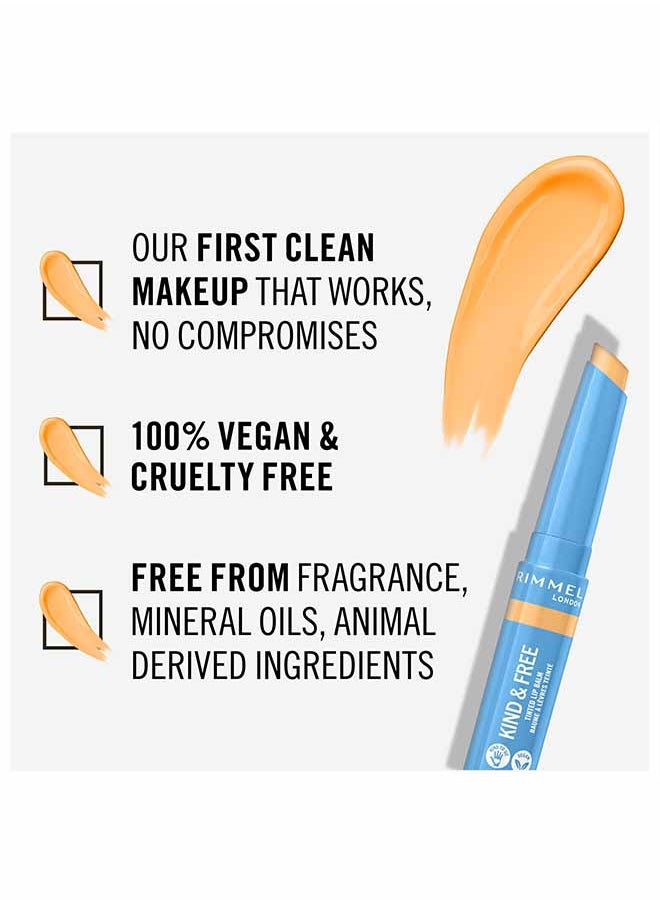 RIMMEL LONDON Kind And Free Lip Balm 001 – Air Storm (Clear)  - Image 4