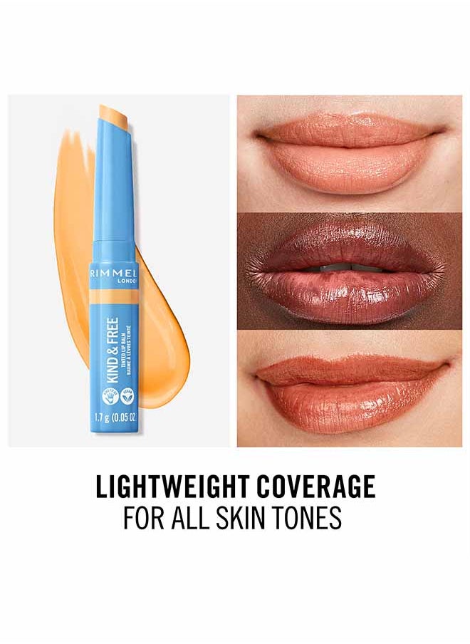 RIMMEL LONDON Kind And Free Lip Balm 001 – Air Storm (Clear)  - Image 5