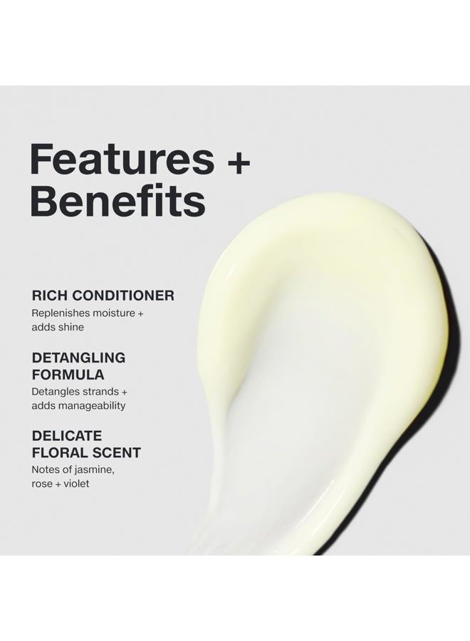 Paul Mitchell The Detangler Conditioner, Hydrates + Adds Manageability, For Medium to Coarse + Color-Treated Hair, 33.8 fl oz - Image 3