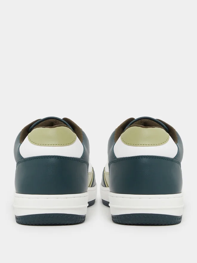 Styli White Men Trendy Color Block Sneakers for Men | Best Price UAE
