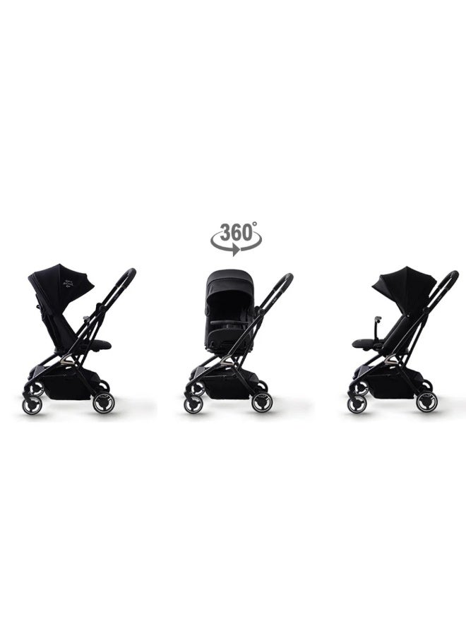 Jikel Life 360 Compact Stroller - Black - Image 3