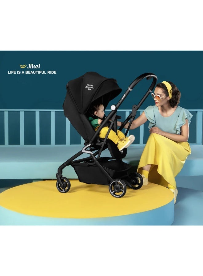 Jikel Life 360 Compact Stroller - Black - Image 5