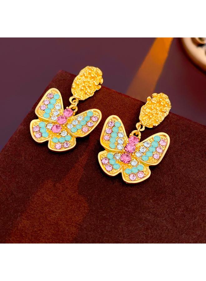 Medieval Vintage Earrings Fashion All-match Earrings Niche Light Luxury High-end Jewelry Custom 