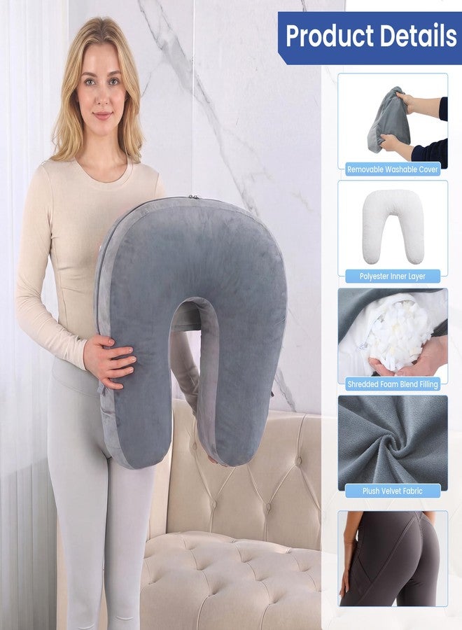 HOMBYS Adjustable BBL Pillow After Surgery with Lumbar Support, Brazilian Butt Lift Pillow Pad, Multi-Purpose Post Recovery Seat Cushion for Sitting, Sleeping, Driving, Washable Cover for Women - Image 5