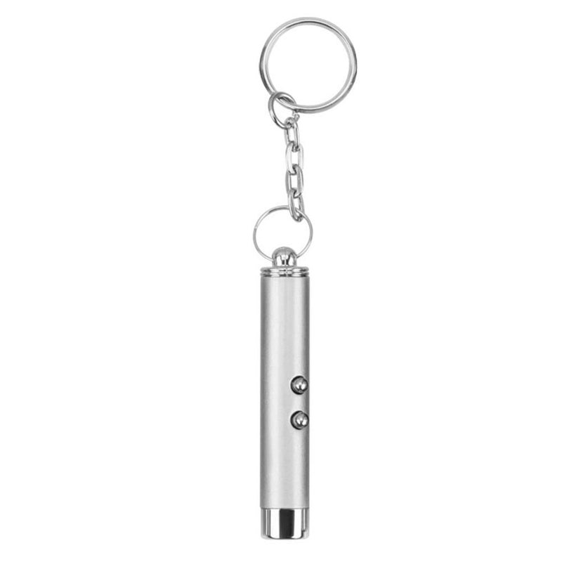 CHUQIANTONG 2-in-1 Cat Pet Toy Red LED Pointer Pen White Flashlight Torch Interactive Training Pen for Cat Dogs - Image 1