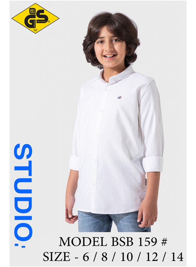 جي@إس قميص كتان صيفي للأولاد