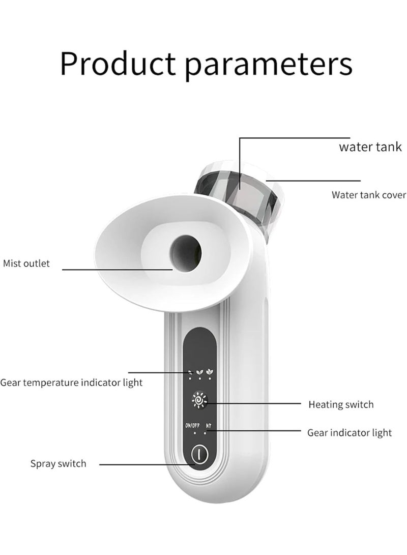 2025NEW Eye Steamer, Steam Therapy Wand, Nano Eye Mist Steam Sprayer for Relief Dry Eye, Heated Eye Treatment, Portable Eye Steamer Moisturizer Soother, Mini Rechargeable Eye Mist Sprayer - Image 2