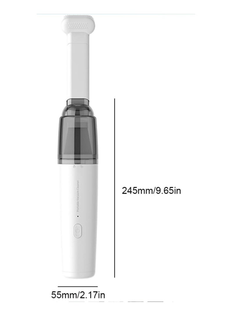 Handheld Vacuum Cleaner Cordless, 2 in 1 USB Rechargeable Vacuum Cleaner & Blower Cleaner, 2000pa Strong Suction, Mini Portable Vacuum Cleaner for Home, Pet Hair, Car, Office, Computer - Image 5