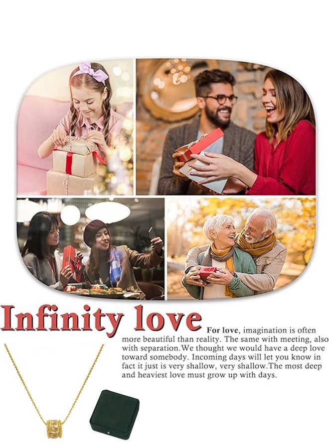 DUNISO Necklace for Women's, Light Luxury Temperament Simple Small Waist Pendant Jewelry, Stylish Minimalist Design Necklaces, Adjustable Choker, No-Fading & Comfortable Wear, Simple Dainty Jewelry for Women - Image 2