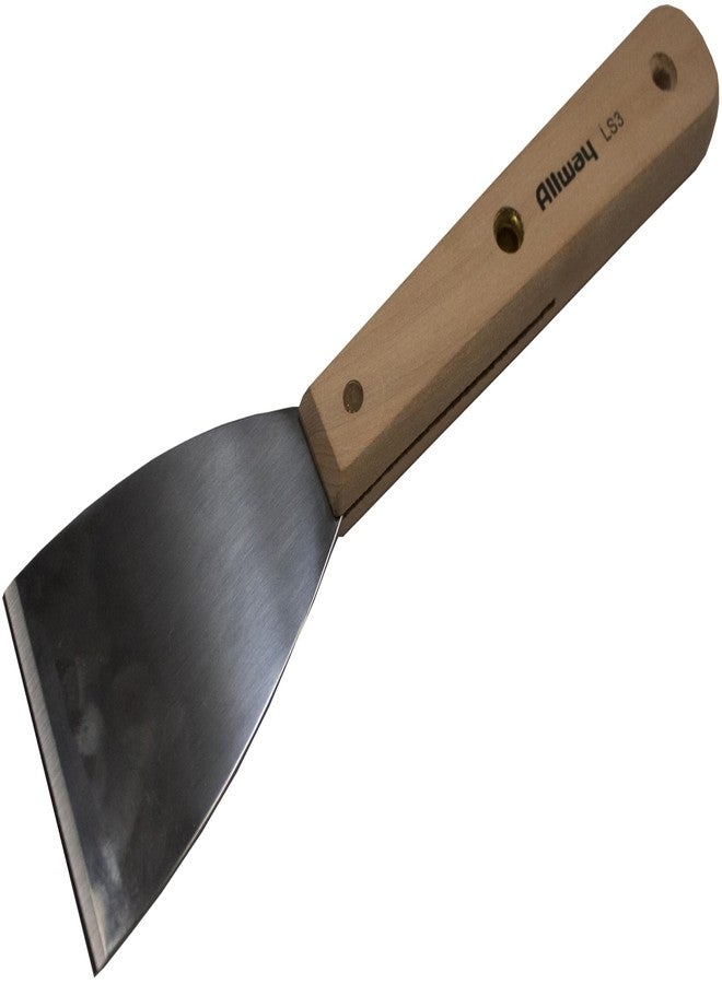 اول واي مكشطة حرق بمقبض خشبي طويل من ALLWAY LS3، 3 بوصات - Image 3