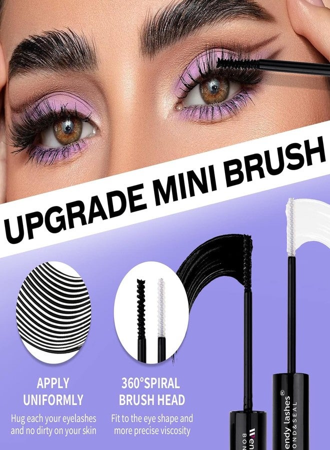 WENDY LASHES DIY lash Extension Kit 60D+80D Lash Cluster Kit with 240 PCS C/D Curl 12-16mm Mixed,Individual Lashes Clusters Lash Band and Seal Cluster Lash Applicator Individual Lashes Kit(60P/80P D12-16mm Kit) - Image 4