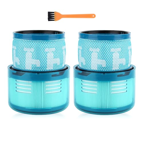 CHAIN PEAK (2 Pack) Gen5 Replacement Filters Compatible With Dyson Gen5 detect, Gen5 detect Absolute SV23, Gen5 outsize, Gen5 outsize Absolute SV24 Gen5 detect Fluffy Cordless Vacuum Cleaner, HEPA Filter - Image 1