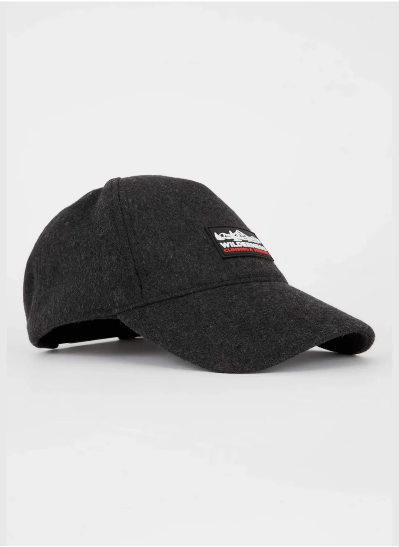 DeFacto Basic Text Print Cap