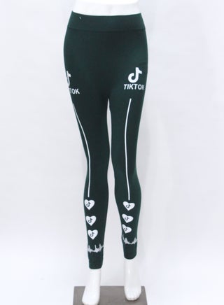 Women's Sport leggings Pants / dark green