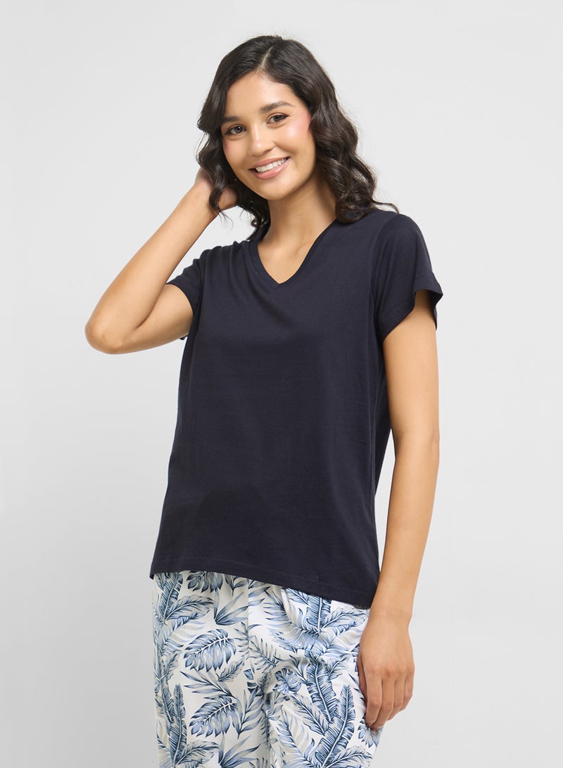 Ginger Cotton T-Shirt & Pyjama Set  - Image 3