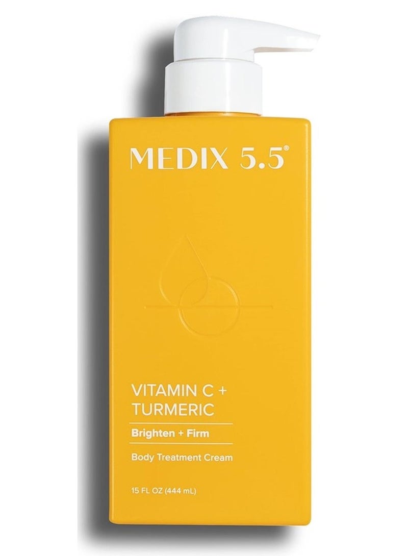 Medix 5.5 Vitamin C+ Turmeric Brighten + Firm Body Treatment Cream 15 Fl Oz - Image 1