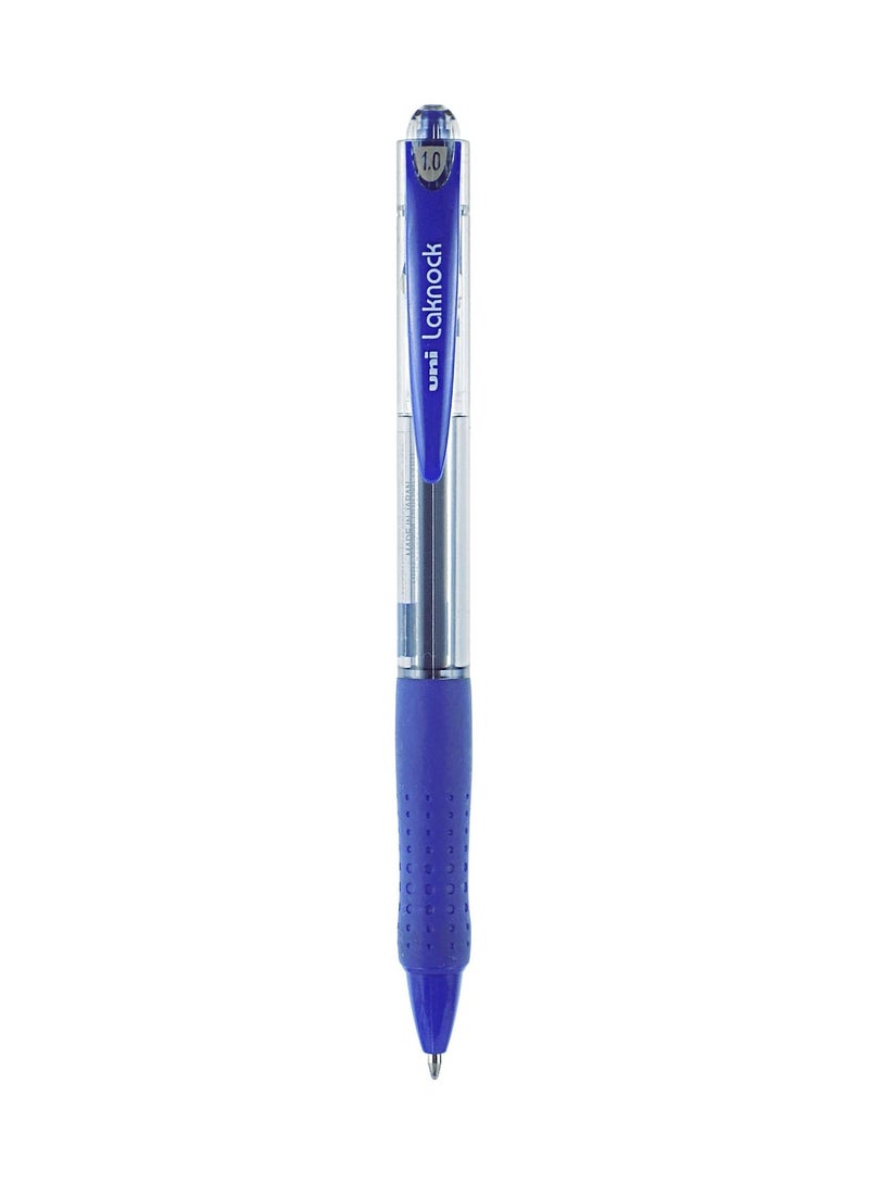 Uniball 1-Piece laknock Ballpoint Pen 1.0mm Tip Blue Ink - Image 1