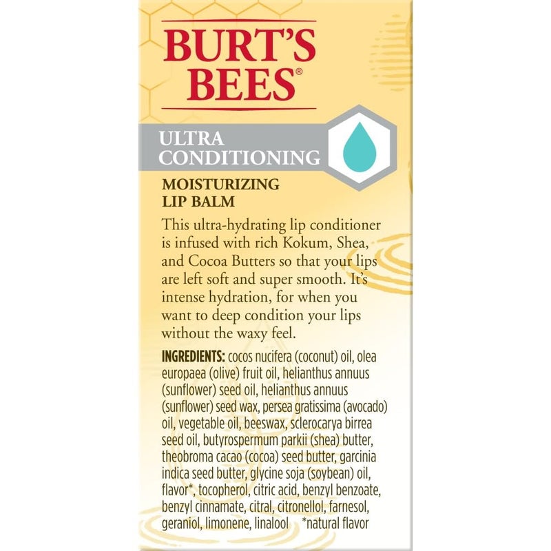 Burt's Bees Burts Bees 2 Pack Ultra Conditioning Lip Balm, 0.3 OZ - Image 2
