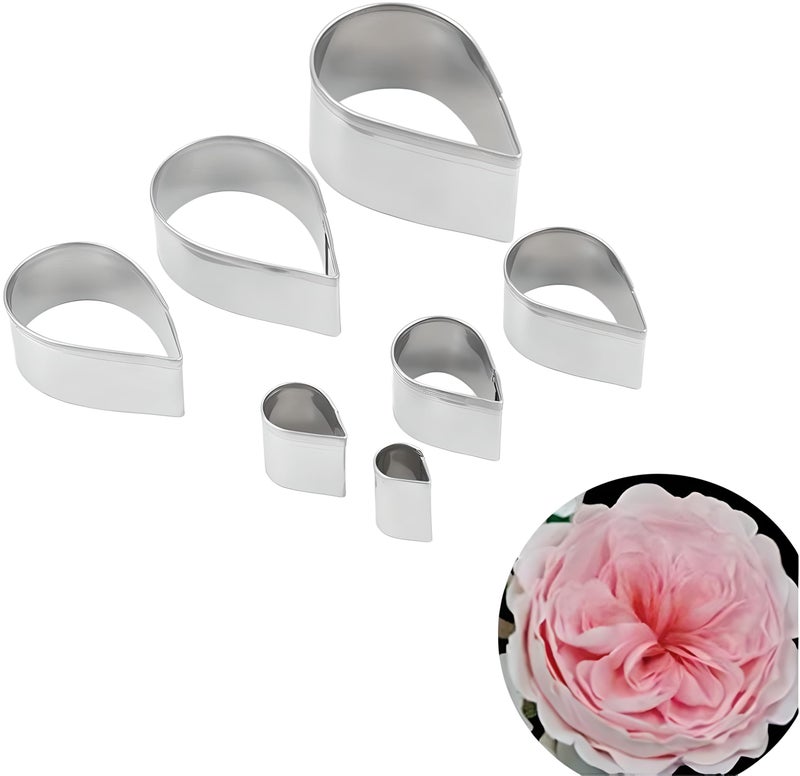 Zavaca 15 Pcs Floral Cookie Cutter Set: Rose, Peony & Ball Shapes - Stainless Steel, Durable & Dishwasher Safe - Image 2