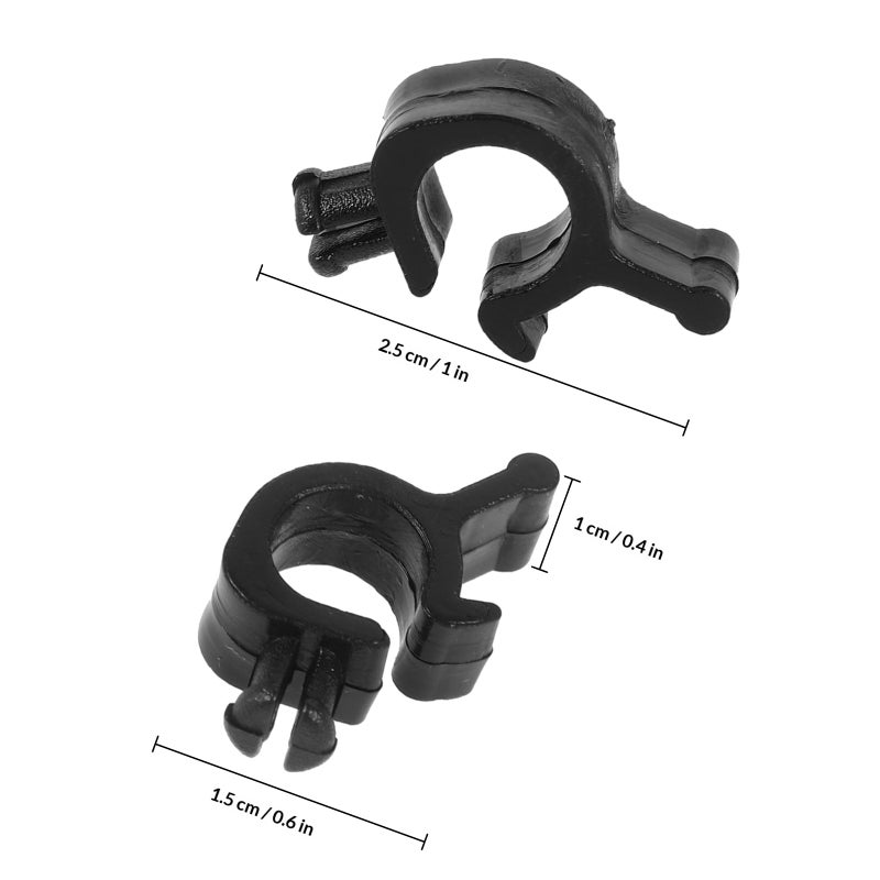 10pcs Hard Hat Light Cable Clip Hat Flashlight Wire Clip Light Cable Holder Buckle - Image 2
