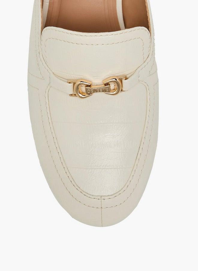 سيليست أحذية نسائية سهلة الارتداء بكعب رفيع وزخرفة معدنية - Image 4