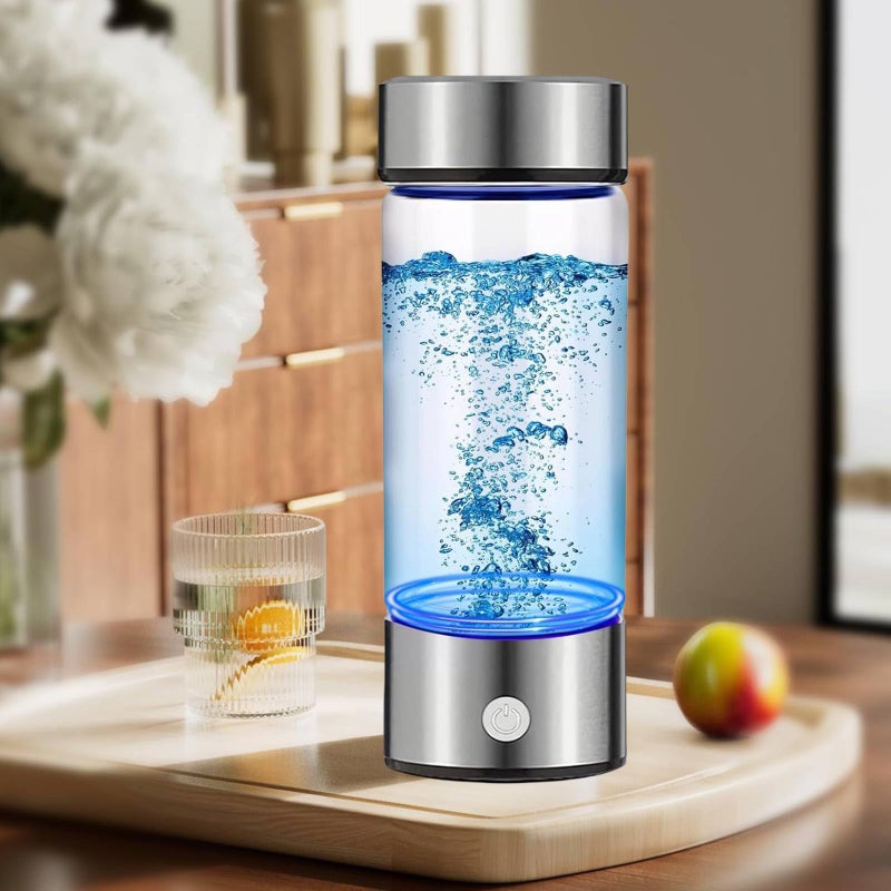 Aimmop Hydrogen Water Bottle, Portable Hydrogen Water Bottle Generator with SPE PEM Technology Water Ionizer, Hydrogen Water Machine Improve Water for Home, Office, Travel, Exercise - Image 2