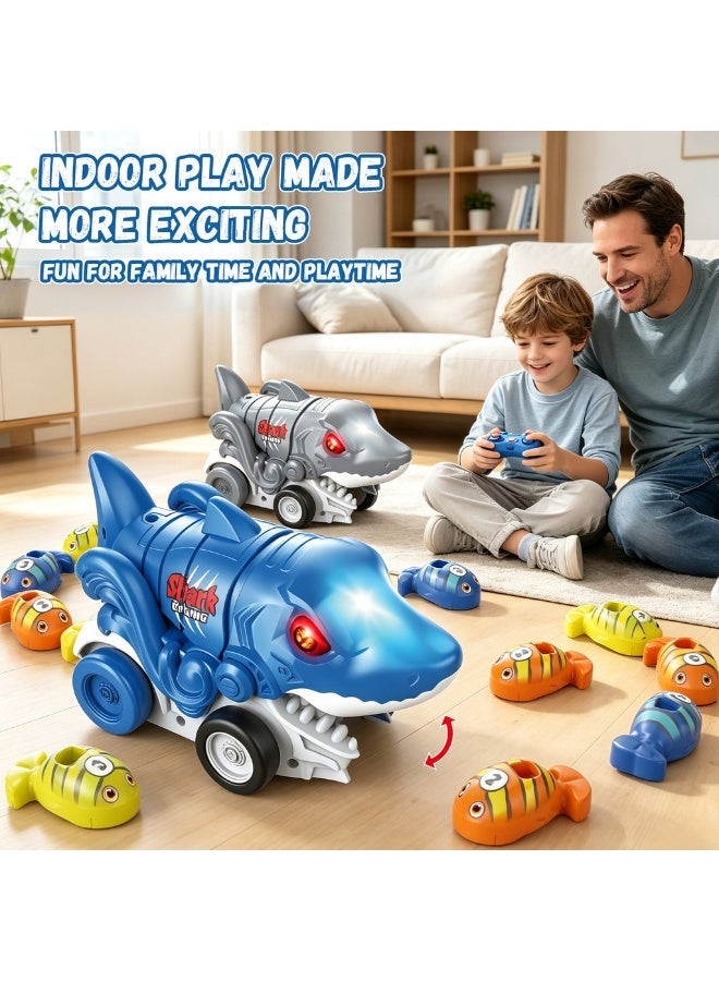 New Style Remote Control Greedy Shark Car, Multiplayer Battle, Swallowing Mutual Bite Remote Control Car, Children's Educational Toys 7-14 Years Old - Image 4