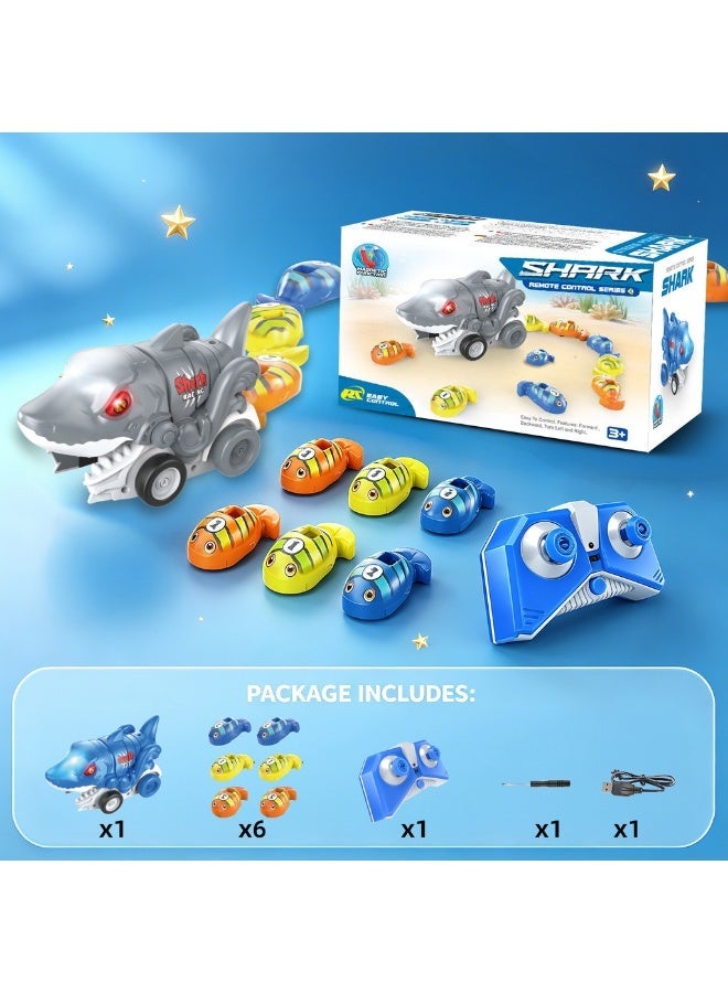 New Style Remote Control Greedy Shark Car, Multiplayer Battle, Swallowing Mutual Bite Remote Control Car, Children's Educational Toys 7-14 Years Old - Image 1