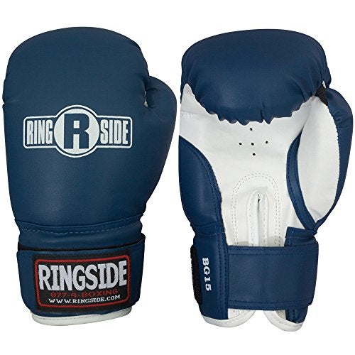 Ringside Striker Boxing Training Sparring Gloves, Black/White - Image 4