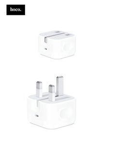 hoco. iPhone 20W Fast Charger | USB C Wall Fast Charger Compatible with iPhone 15/14/14 Pro/14 Pro Max/13/12/SE2020/11/XR/XS Max/X/iPad  - Image 5