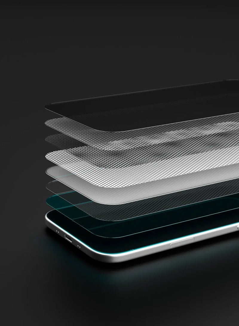 LEVELO iPhone 17 Pro Max UltraVision 3D AR 9H Screen Protector / 1.5m Drop Tested / 15Kg Impact-ResistantAnti-Reflective Coating / Impact-Resistant Silicone Layer - Privacy - Image 2