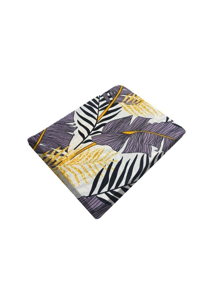 BYFT Orchard Luxury Bed Sheet 150 x 230 Cm Pillowcase 52 x 73 + 12 Cm 144 Tc Multicolor Autumn Leaves Polycotton Set of 2 - Image 1