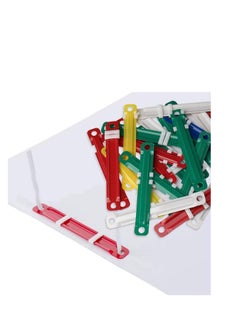 Y&D Office Plastic Fasteners Filing Clips for Paper Files  - Image 2