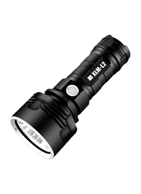 30000-100000 lumens rechargeable LED tactical flashlight, super bright 3-mode handheld flashlight, the brightest 50W XLM-P70 LED USB flashlight