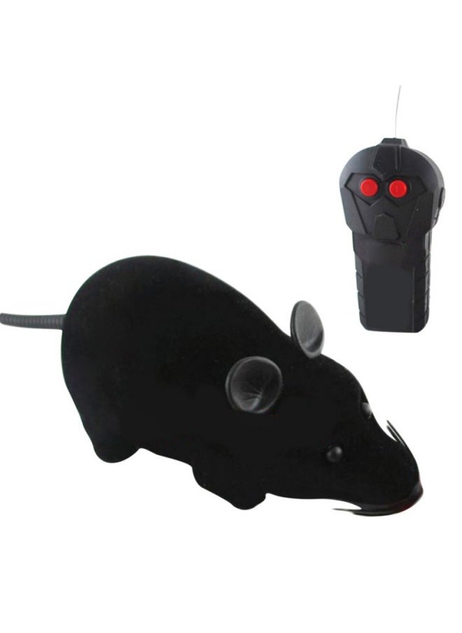 Realistic Remote Control Snake Prank Electric Scary Toy Insect Animal Shake Control Cockroach Centipede Novelty Gag Gift-Color:222B Large Mouse-Black Boxed-  - Image 1