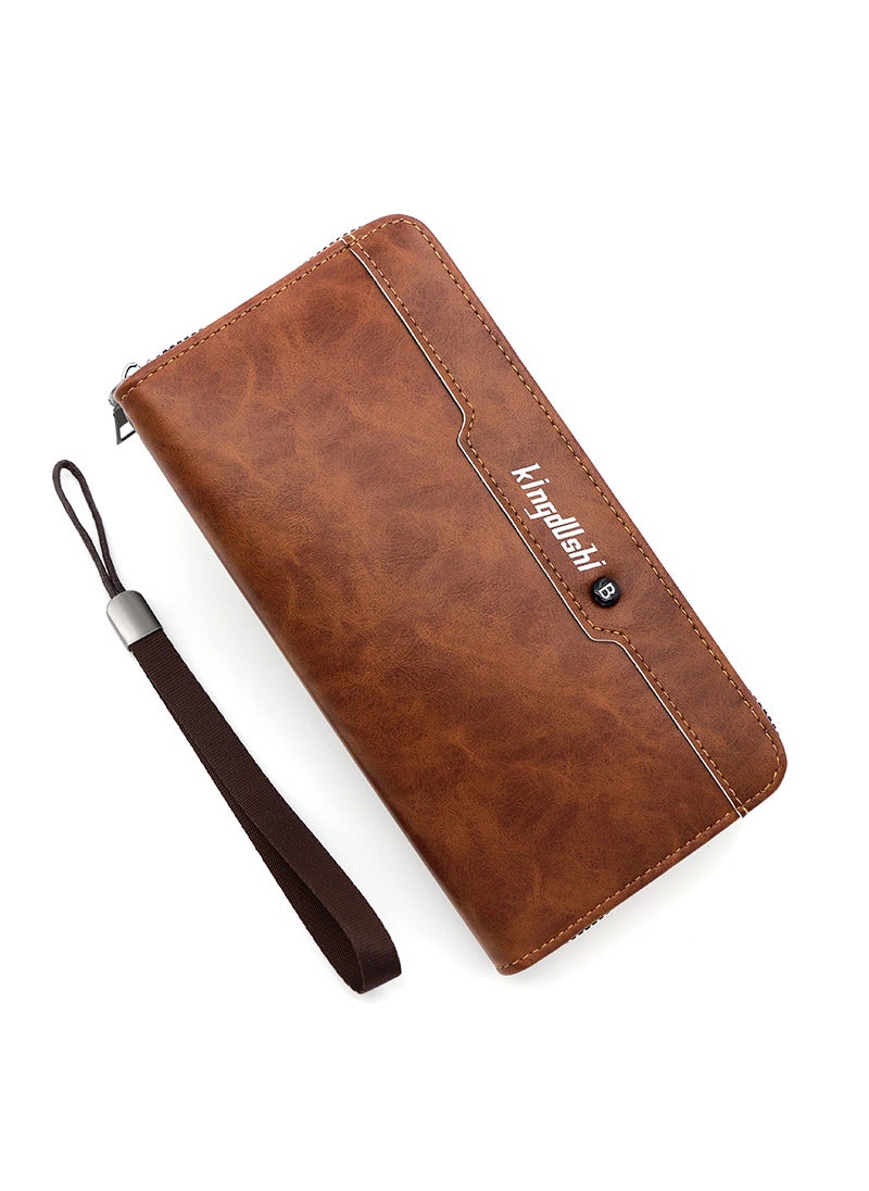 Kingdushi - Men's Large Capacity Long Wallet Handbag 20*10*3CM - Image 1
