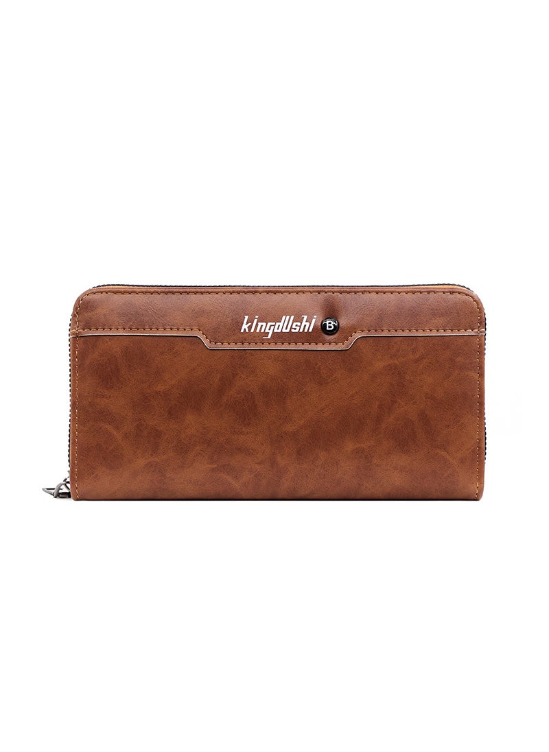 Kingdushi - Men's Large Capacity Long Wallet Handbag 20*10*3CM - Image 1