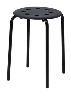 4pcs Hole stool black