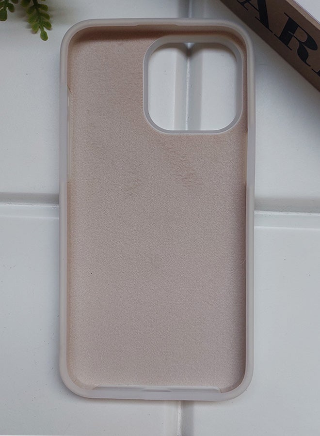 iPhone 13 Pro Max Luxury Fluorescent Jelly Liquid Silicone Case For iPhone 13 Pro Max Candy Color Silicone Phone Case, Soft Bumper Jelly Rubber Phone Cover - Beige - Image 2