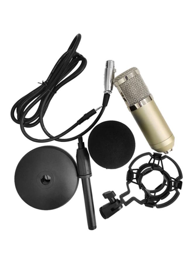 نيبمينينت طقم ميكروفون ستيريو مكثف BM-800 من 6 قطع I5568CH-A أسود/شامبين/فضي - Image 1