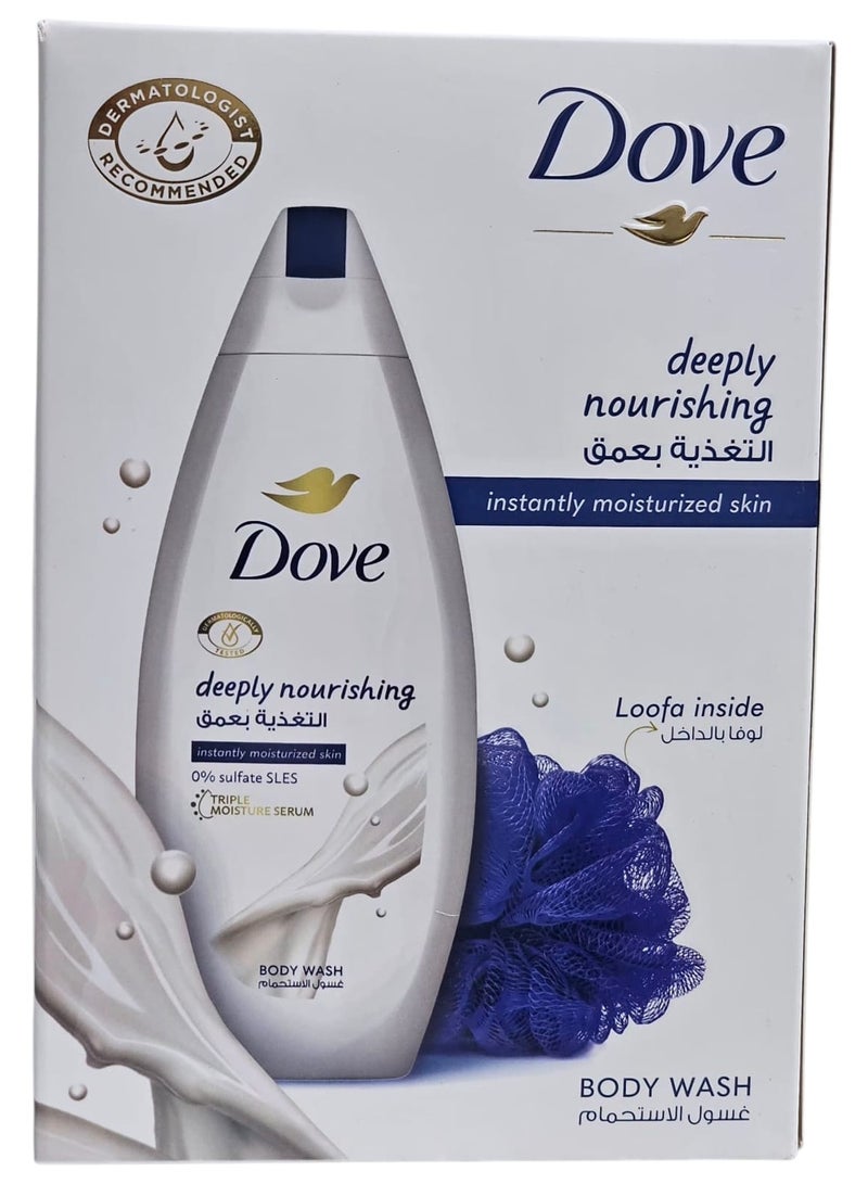 دوف غسول الاستحمام التغذية بعمق لتهدئة فورية للبشرة خالٍ من السلفات  مع ليفا - Image 2