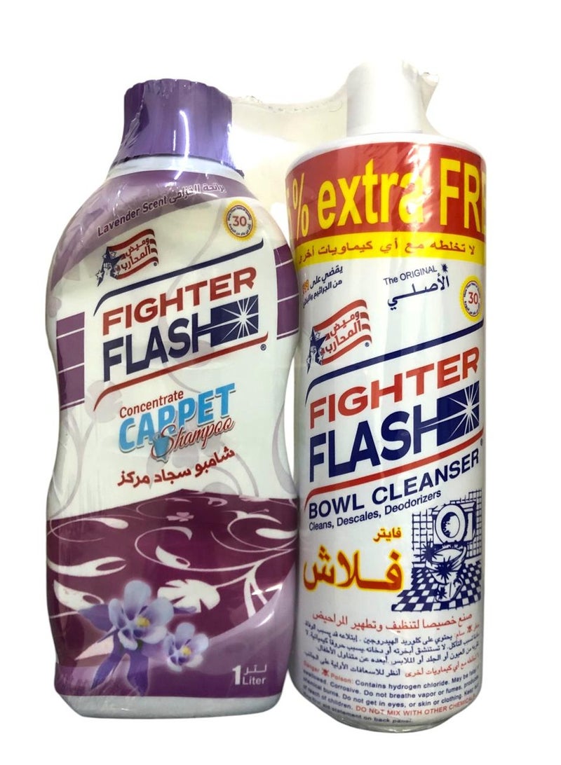Fighter FLASH Lavender Carpet Shampoo, 1000 ml Concentrated - Image 3