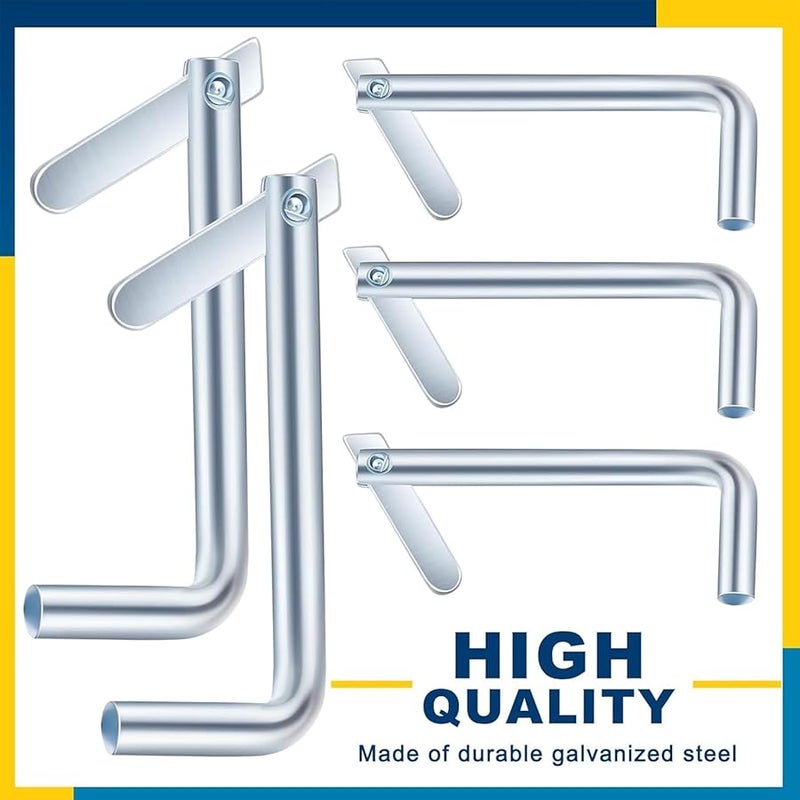 دبابيس تثبيت سقالات فولاذية مجلفنة ثقيلة 20 قطعة مقاومة للصدأ قابلة للفك - Image 4