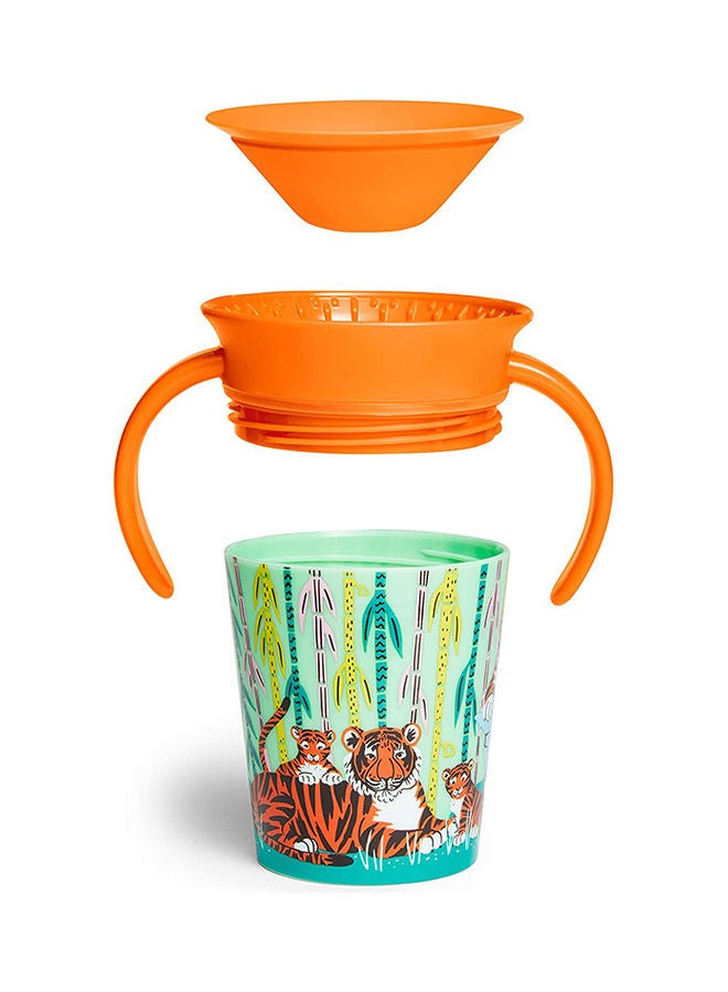 Munchkin Miracle 360° Wildlove Trainer Cup 6oz/177ml Rhino and Tiger 2 Pack - Image 3