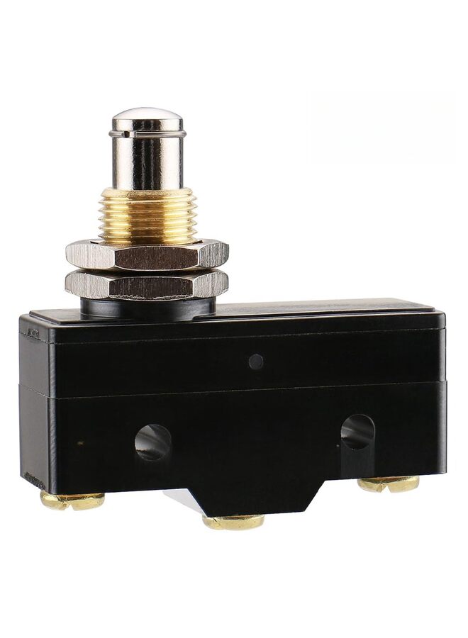 2PCS General Purpose Basic Switch, Panel Mount Plunger, Medium, Screw Terminal, Contact Gap - Image 2