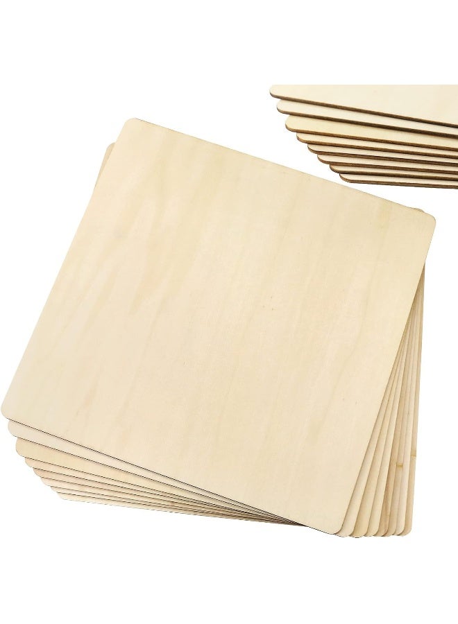 BPA عبوة BPA® من 8 قطع 12 × 12 بوصة من خشب الحرف، ألواح خشبية من الخشب الرقائقي، مثالية لمشاريع DIY، الرسم، الطلاء، الليزر، حرق الخشب، النقش على الخشب ومشاريع الليزر - Image 1