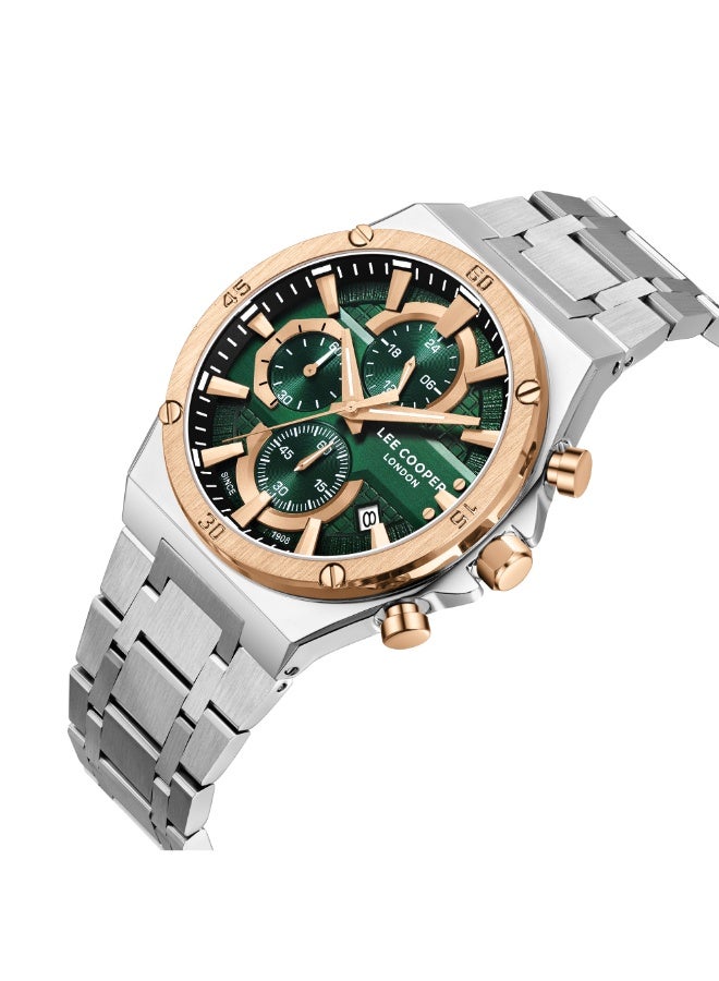 Lee Cooper Men's Metal Multi Function Watch LC08171.570 - 42 mm - Image 2