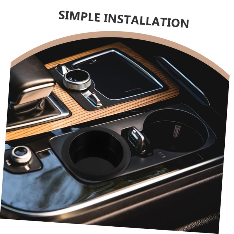 Universal Car Cup Holder for Boat RV Truck Sturdy Safe Drink Insert Stylish Black - Image 4