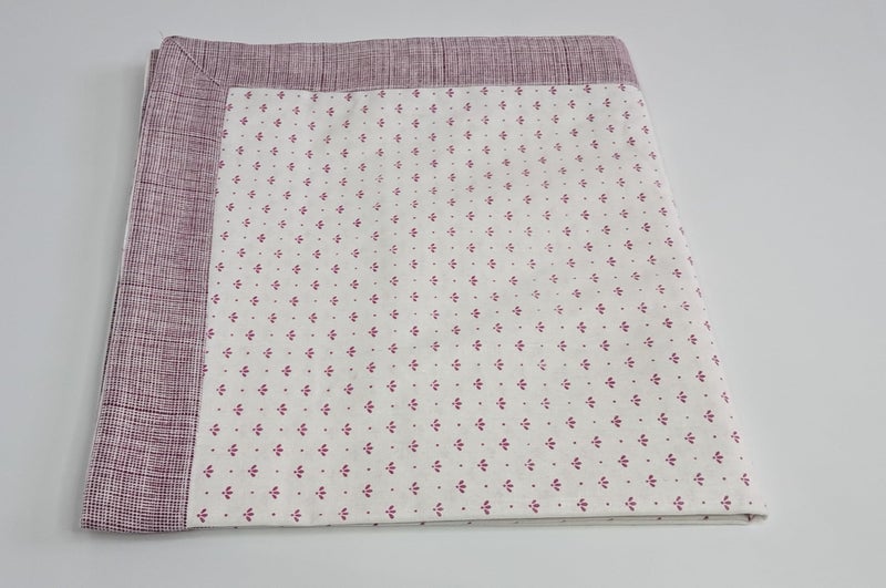 MAMRAJ Cotton 250 TC Beautiful Soft Comfort/Summer Topsheet for Sleeping/Odhne Wali Chaddar/AC Sheet with Awesome Border for Single Bed (Pink, 1) - Image 4
