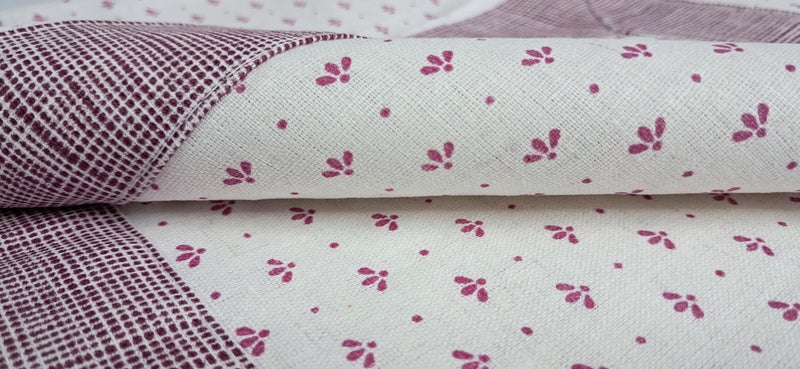 MAMRAJ Cotton 250 TC Beautiful Soft Comfort/Summer Topsheet for Sleeping/Odhne Wali Chaddar/AC Sheet with Awesome Border for Single Bed (Pink, 1) - Image 3